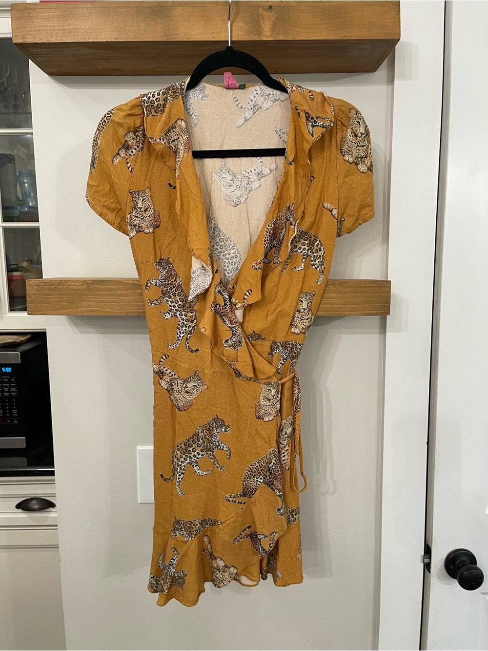 Farm Rio Onça Transpasse wrap dress